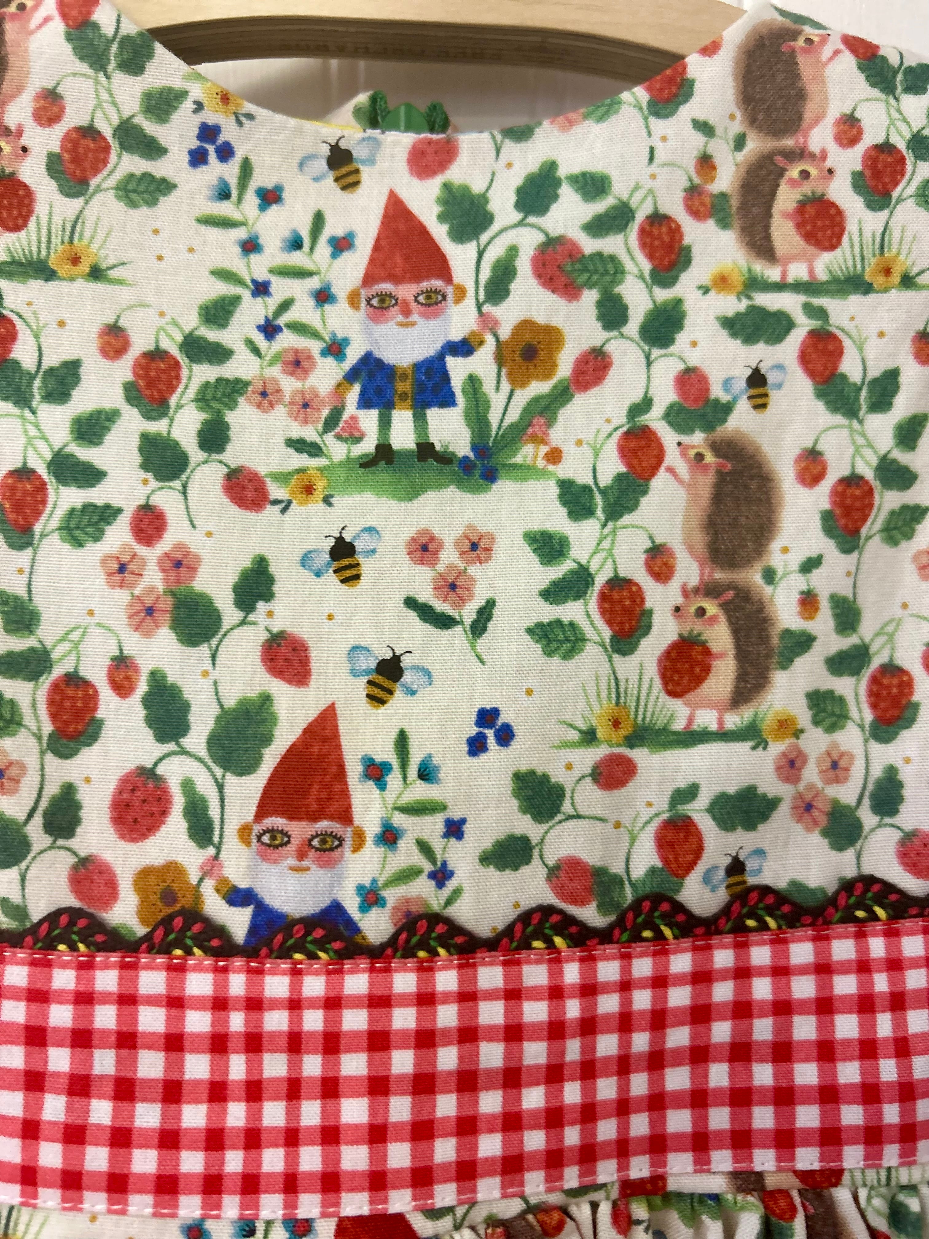 Garden Gnome Dress- 2 year old